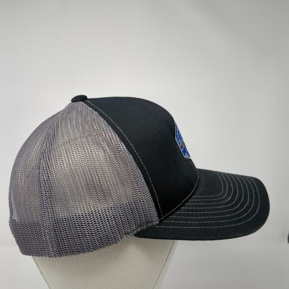Steelhead Metal Corp. Snapback Trucker Hat Black One Size Mesh Back - Picture 4 of 10